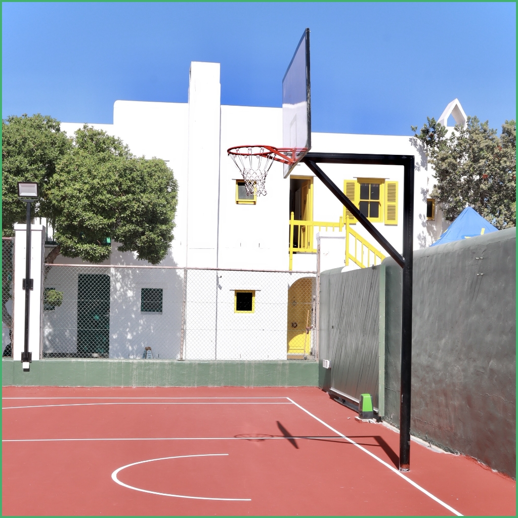 Competition Basketball Post and Hoop