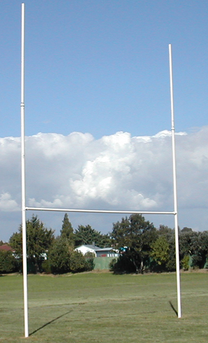 GT Standard Rugby Posts 10m Standard Mild Steel Image 4